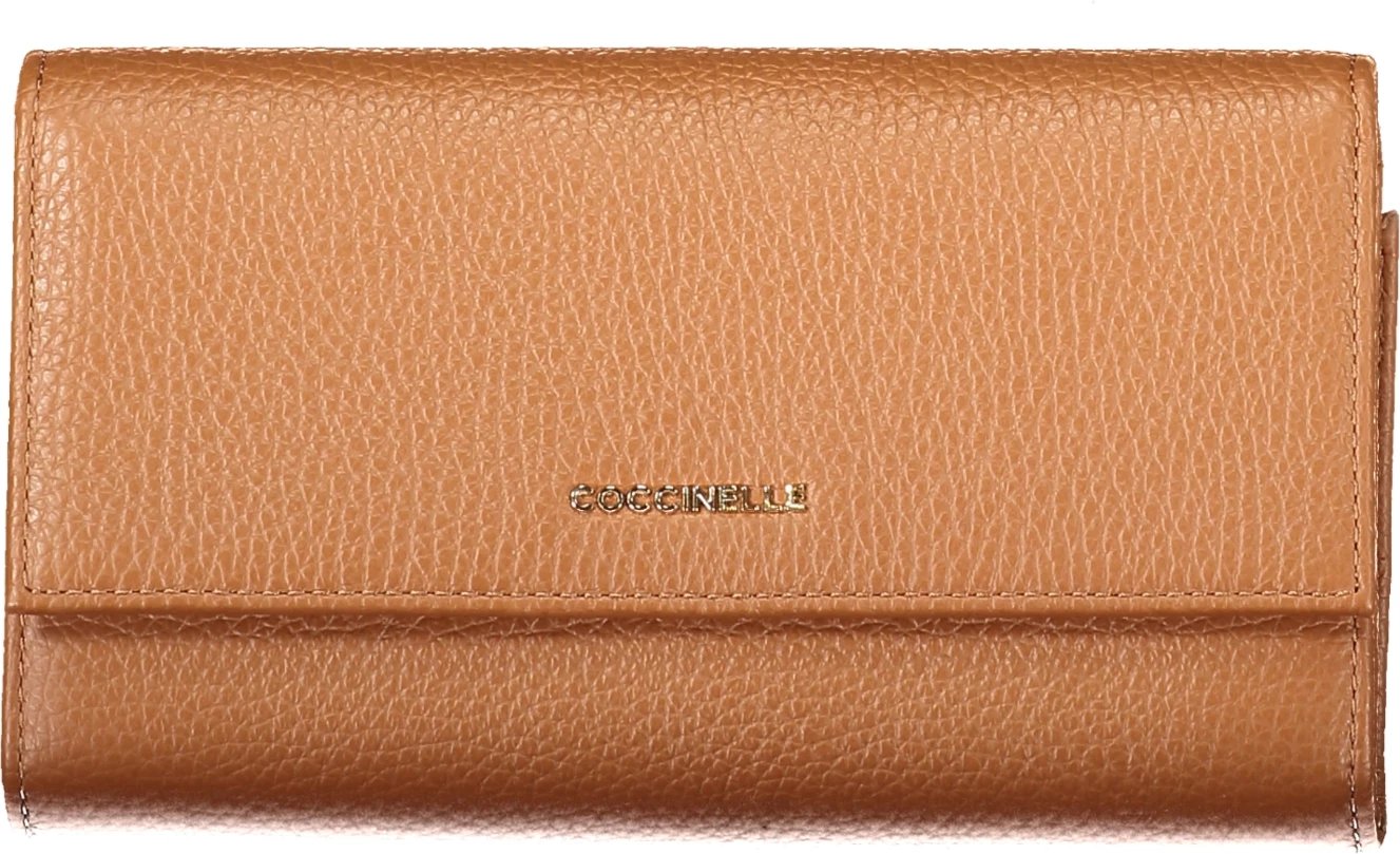 Portofol femra COCCINELLE Metallic Soft, kafe