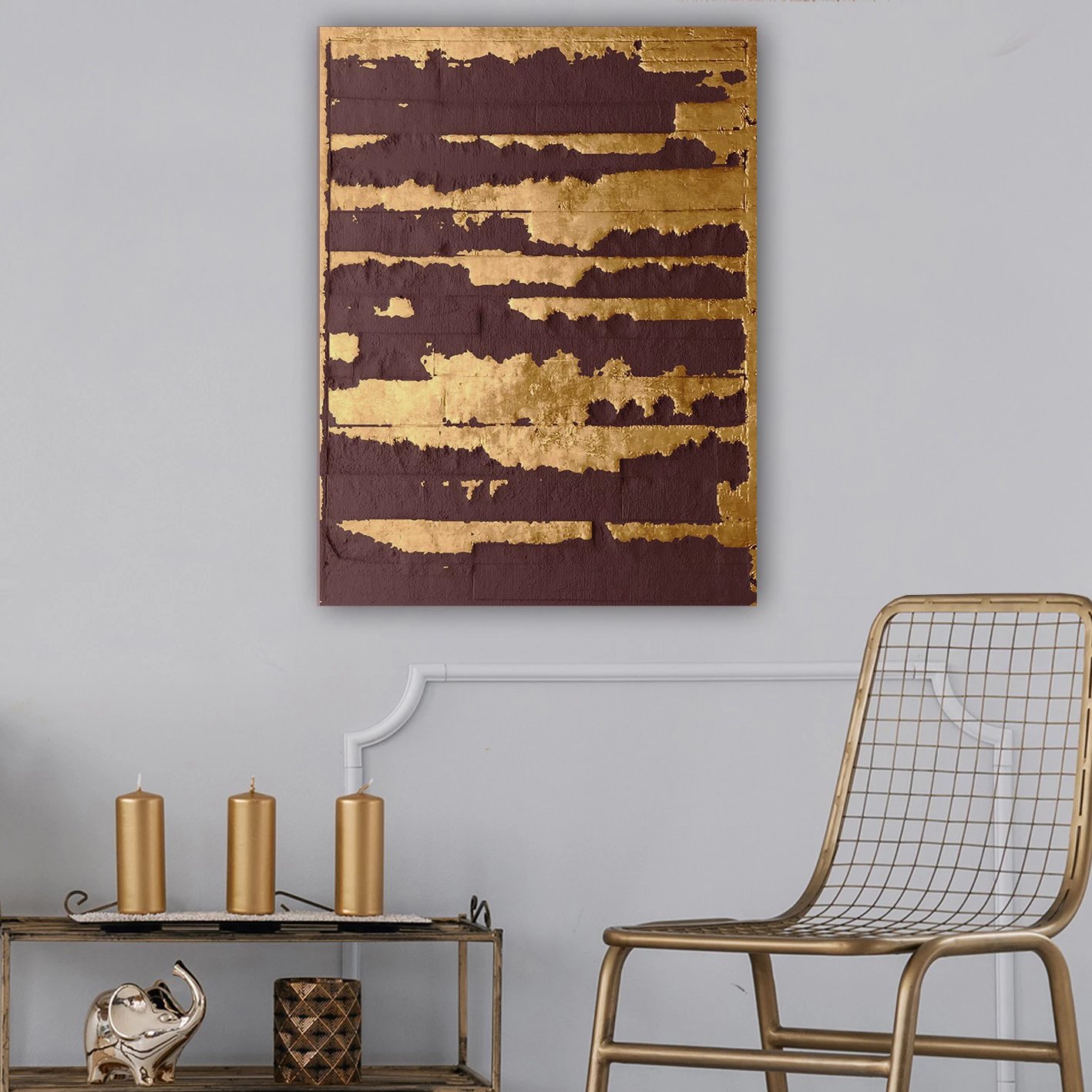 Pikturë muri GOBI, kanavacë e printuar, 98x2.5x68cm