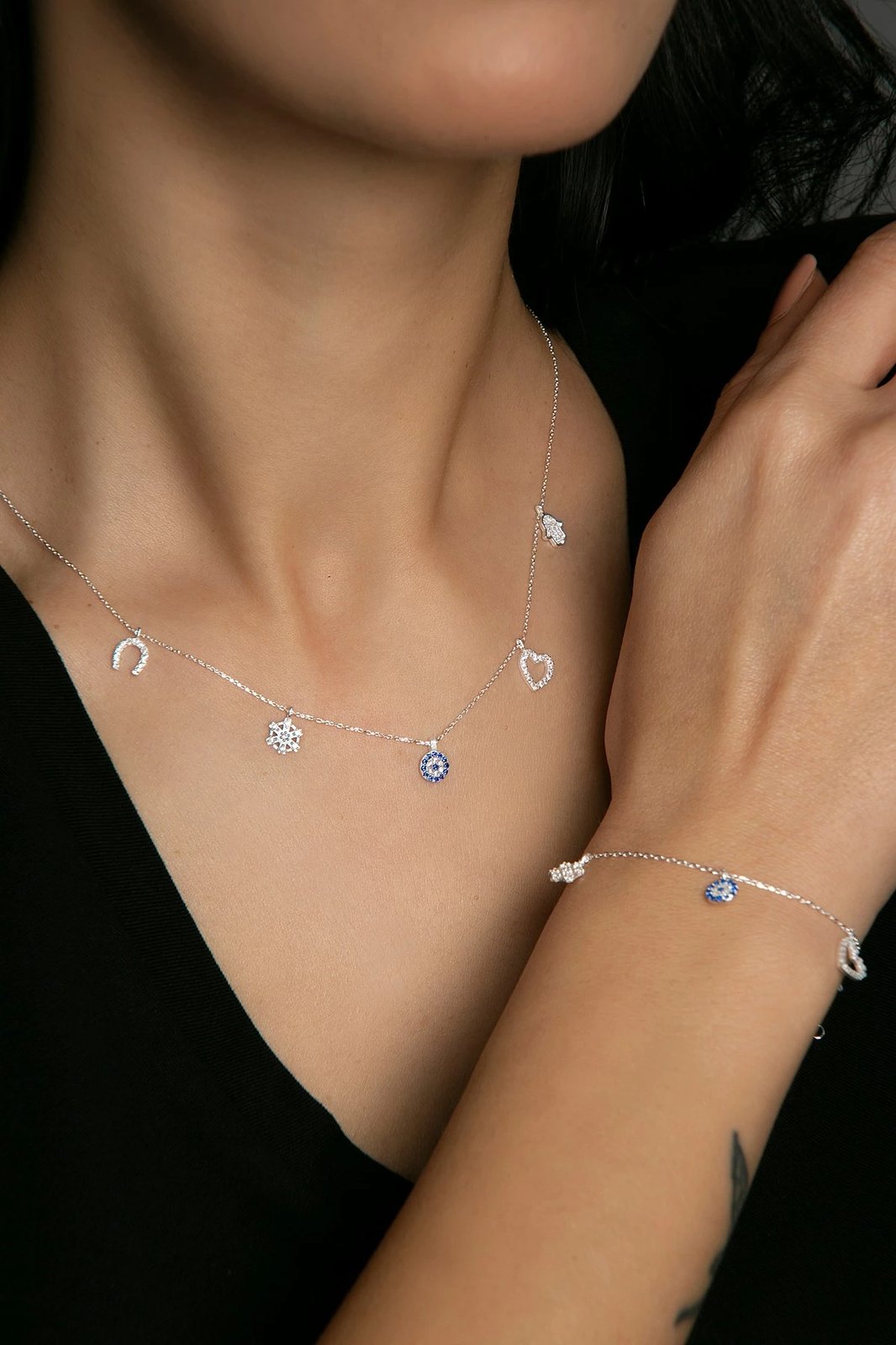 Set varëse dhe byzylyk argjendi Elika Silver, ELKSLVR7384G