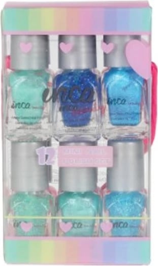 Llak për thonj për fëmijë INCA, 12 copë