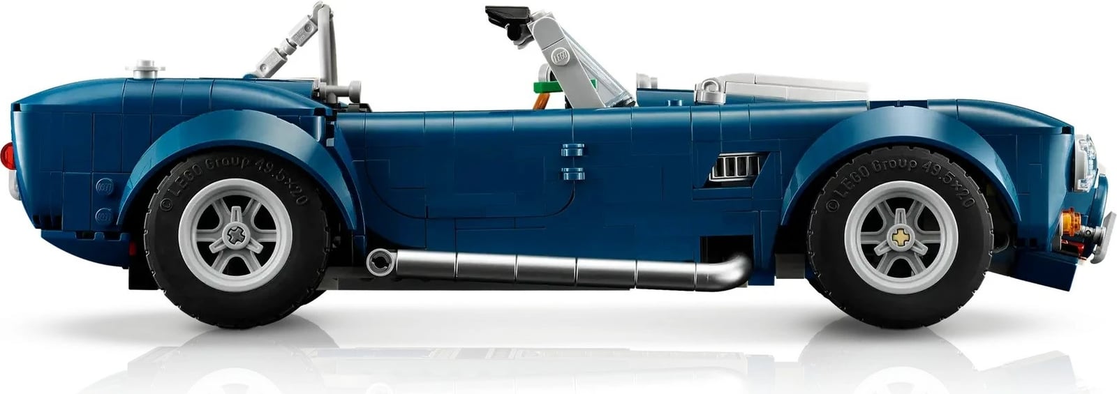 Set LEGO ICONS Shelby Cobra 427 S/C, 10357, për të rritur, Blu