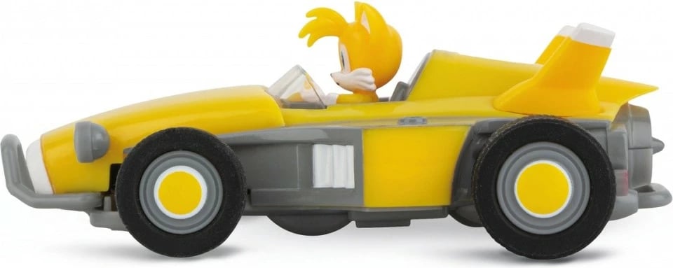 Makine RC Carrera Team Sonic Mini RC Tails 1:43, e verdhë