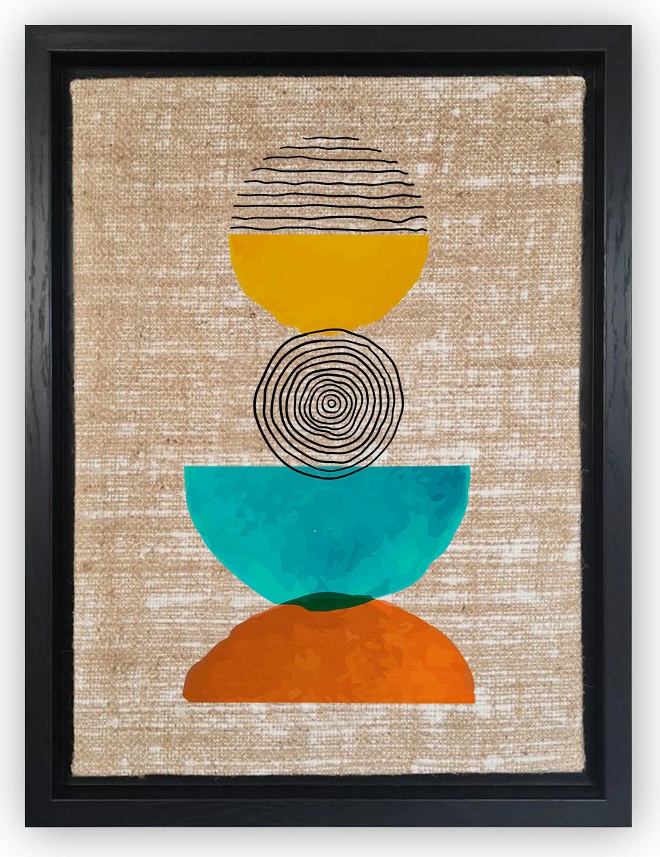 Pikturë dekorative në kanavacë, shumëngjyrëshe, Wallity, LSJ219906277904, 46x66 cm