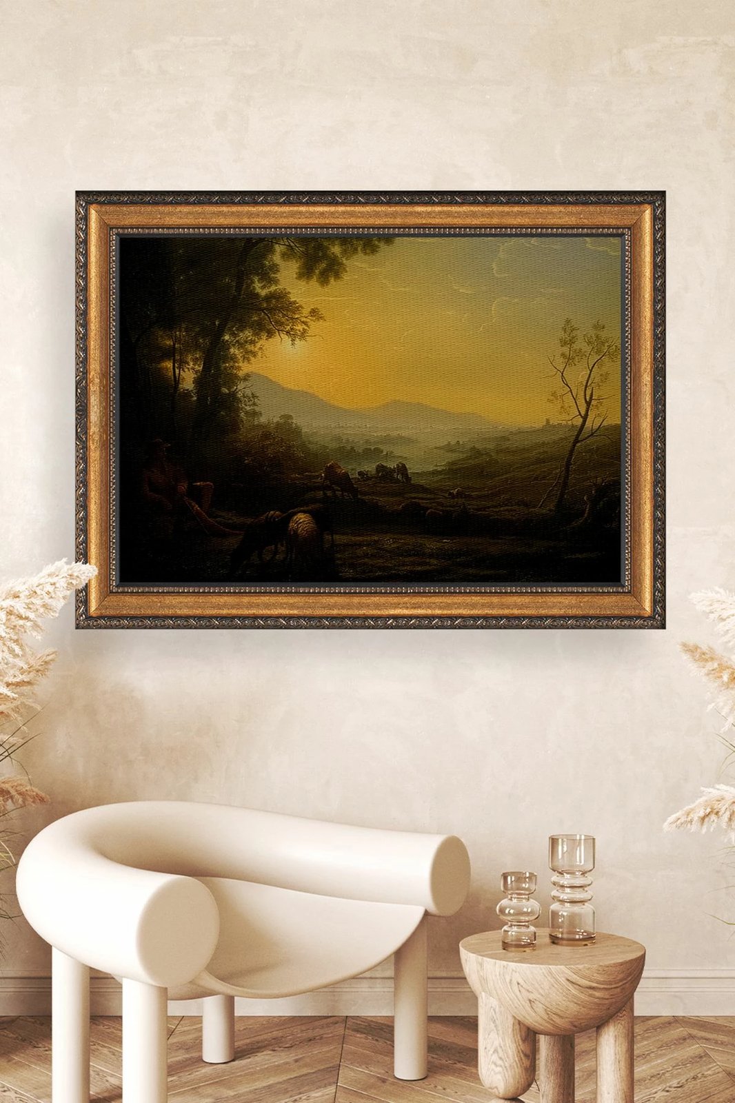 Pikturë dekorative në kanavacë me kornizë, shumëngjyrëshe, Wallity, ATCRCVCNVSMDL66 - 50x70cm