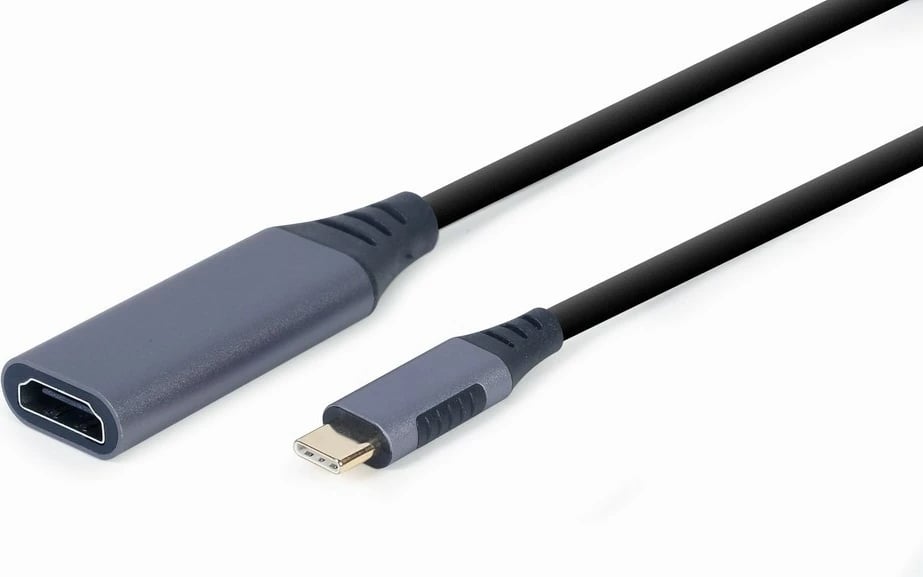 Adapter USB-C në HDMI Gembird A-USB3C-HDMI-01, 4K 60Hz, 15cm, Gri