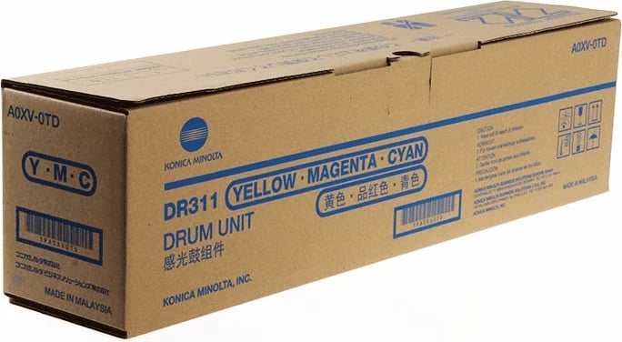 Njësi drum, Konica Minolta, DR313 A7U40TD, rendiment 75000 faqe, standard, Cyan Magenta Yellow