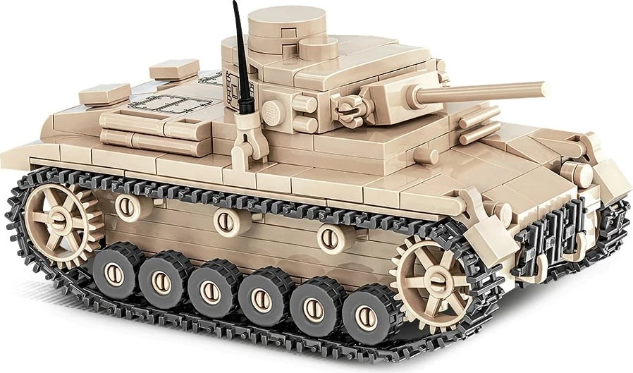 Set ndërtimi COBI Panzer III Ausf. J, ngjyrë kafe e lehtë