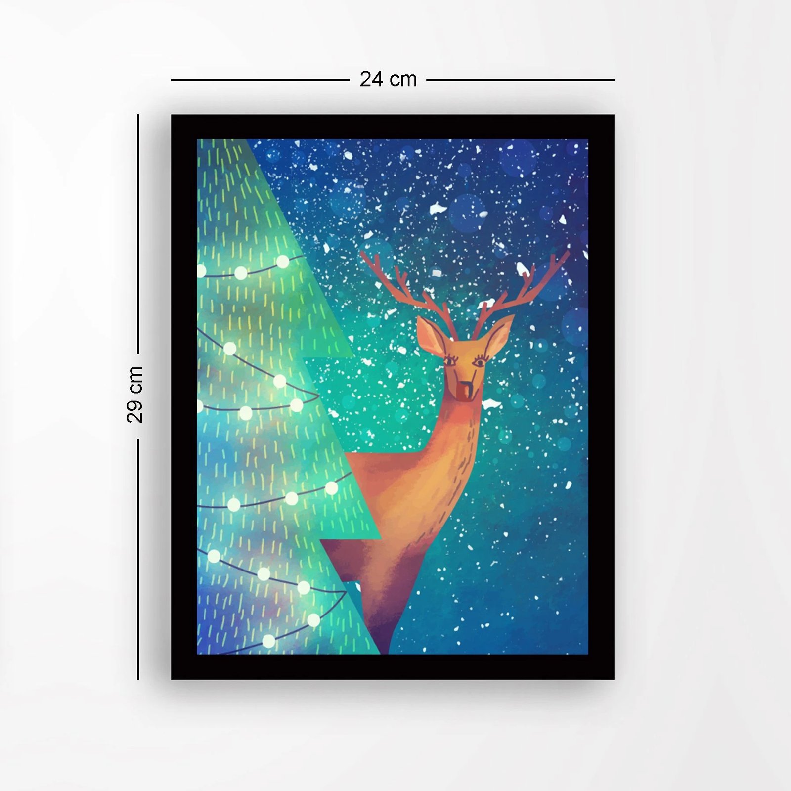 Pikturë dekorative me kornizë MDF, shumëngjyrëshe, SC81260