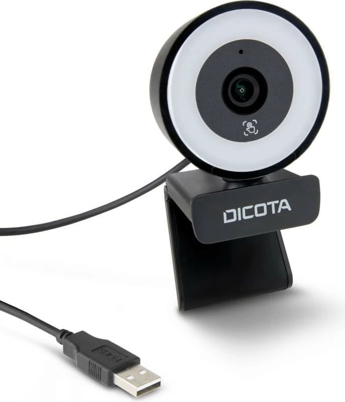 Webcam DICOTA Ringlight 5MP e zezë