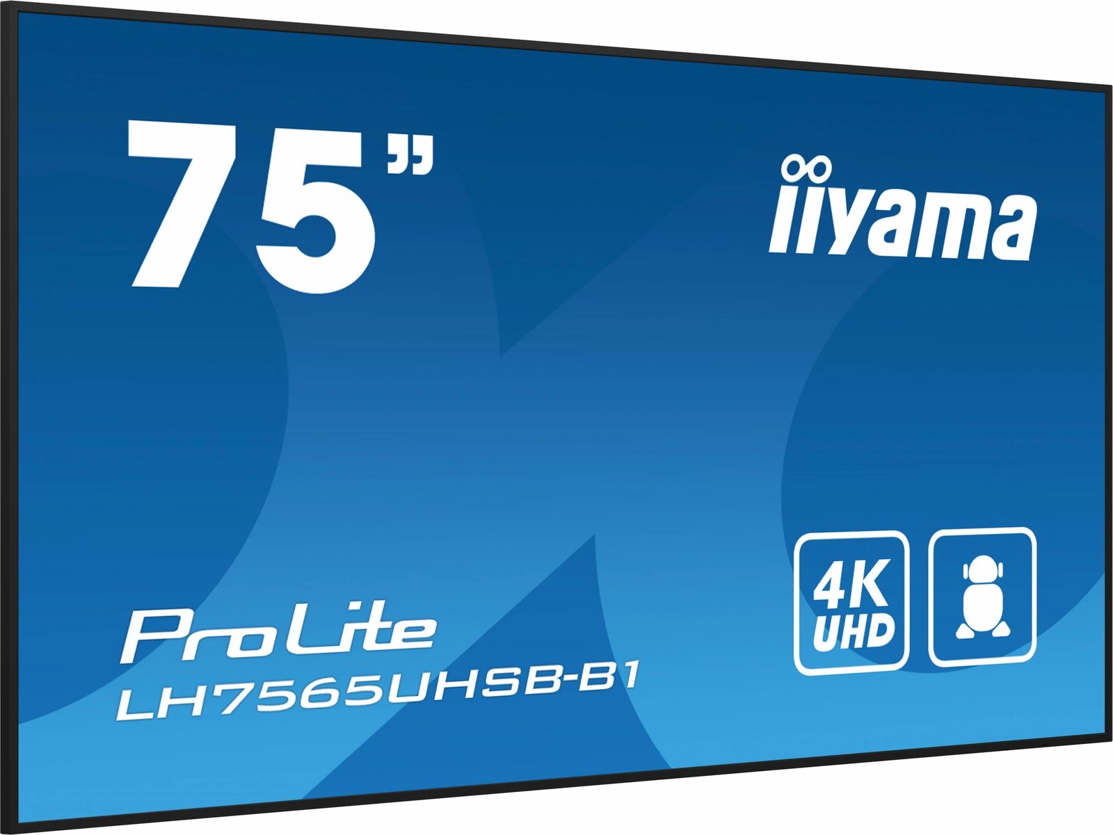 Monitor iiyama ProLite LH7565UHSB-B1, 75 inç, 4K Ultra HD, LED, Wi-Fi, i zi