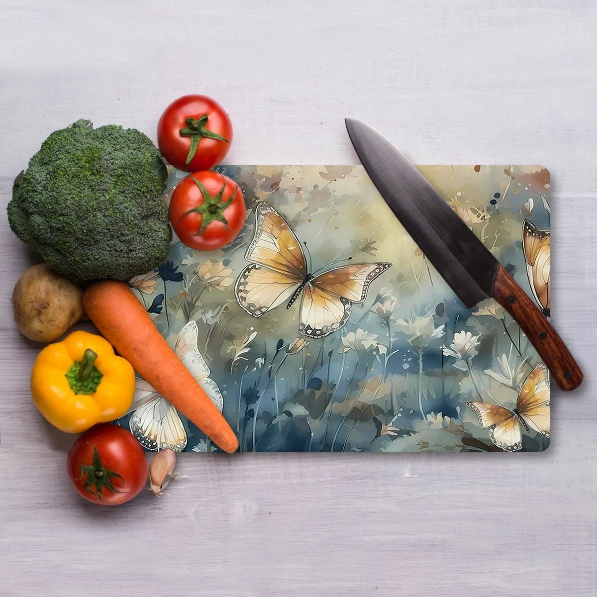 Dërrasë prerëse prej xhami të temperuar, shumëngjyrëshe, Hermia Ckt53 - 2535 Dërrasë prerëse prej xhami të temperuar, shumëngjyrëshe, Hermia Ckt53 - 2535