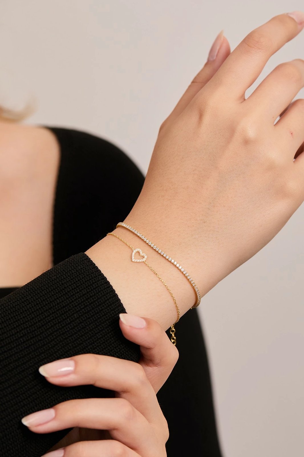 Byzylyk argjendi Elika Silver, ngjyrë ari, ELKSET80090