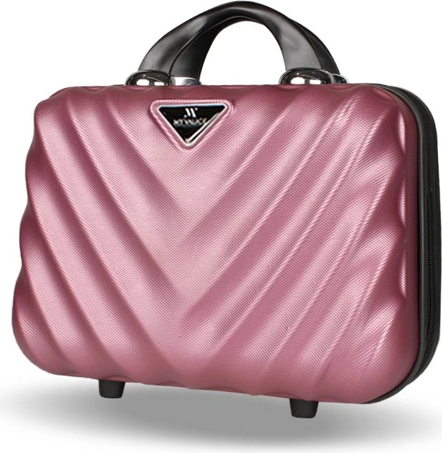 Çantë make-up, ngjyrë rozë e artë, Zoozie Bags, 7163