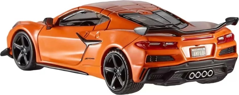 Makine lodër Hot Wheels Premium Vehicle, Corvette Z06, 1:43, portokalli