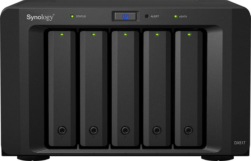 Njësi zgjerimi Synology DX517, Desktop, 80 TB, e zezë