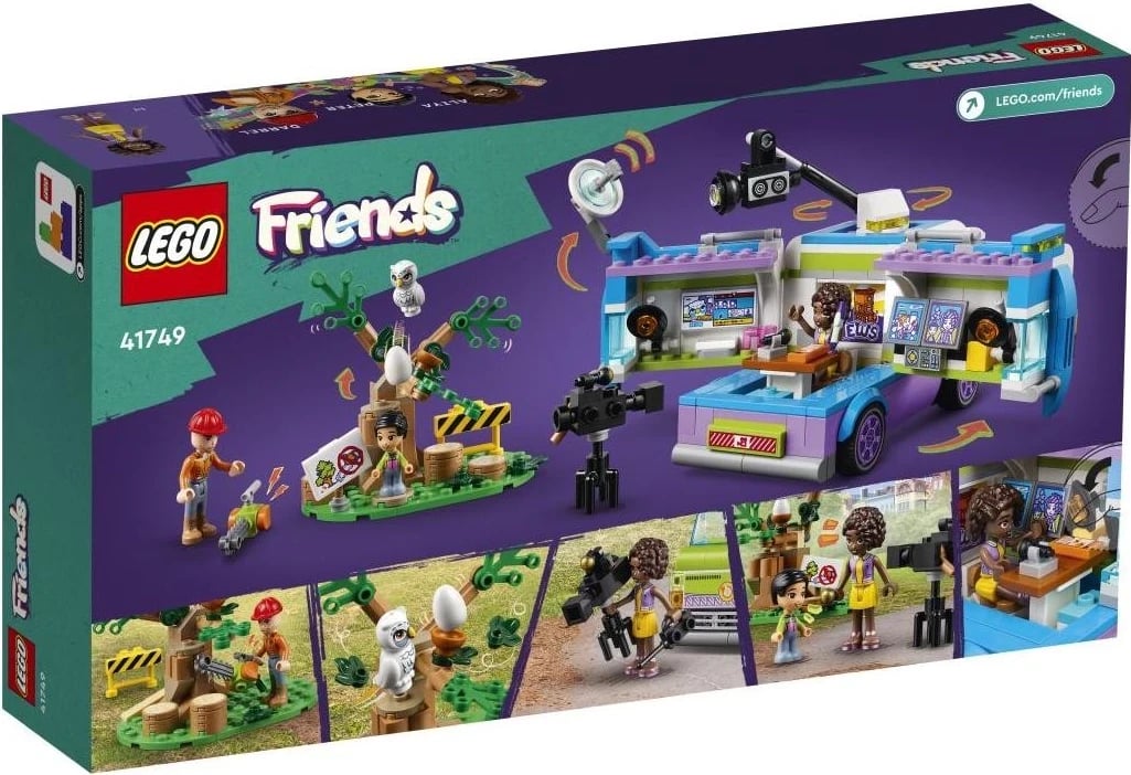 Set lodër Lego, Furgon reporteri 41749 Set lodër Lego, Furgon reporteri 41749