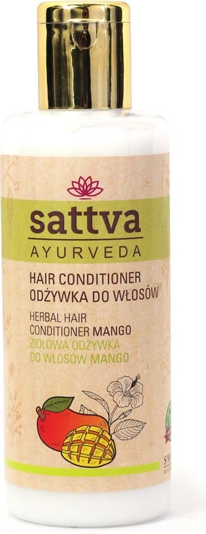 Balsam për flokë për femra Sattva Herbal Hair Conditioner Smoothing Mango, 210ml
