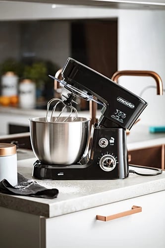 Mikser planetar tavoline, Mesko MS 4217, 3.5L, 6 shpejtësi, 1200W, tas çelik inox