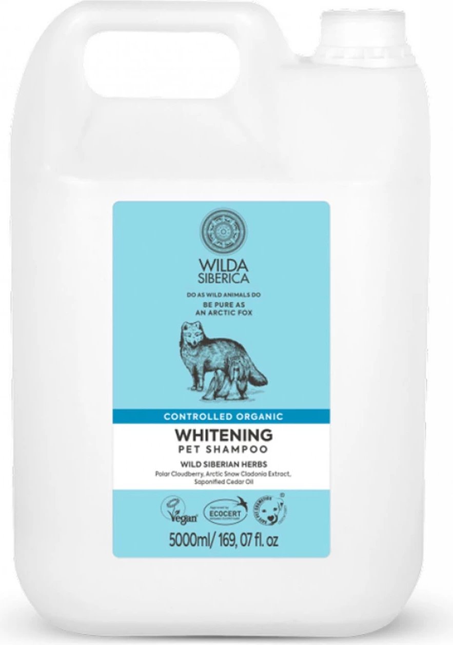 Shampon për kafshë Natura Siberica Wilda për qime të bardha 5000ml