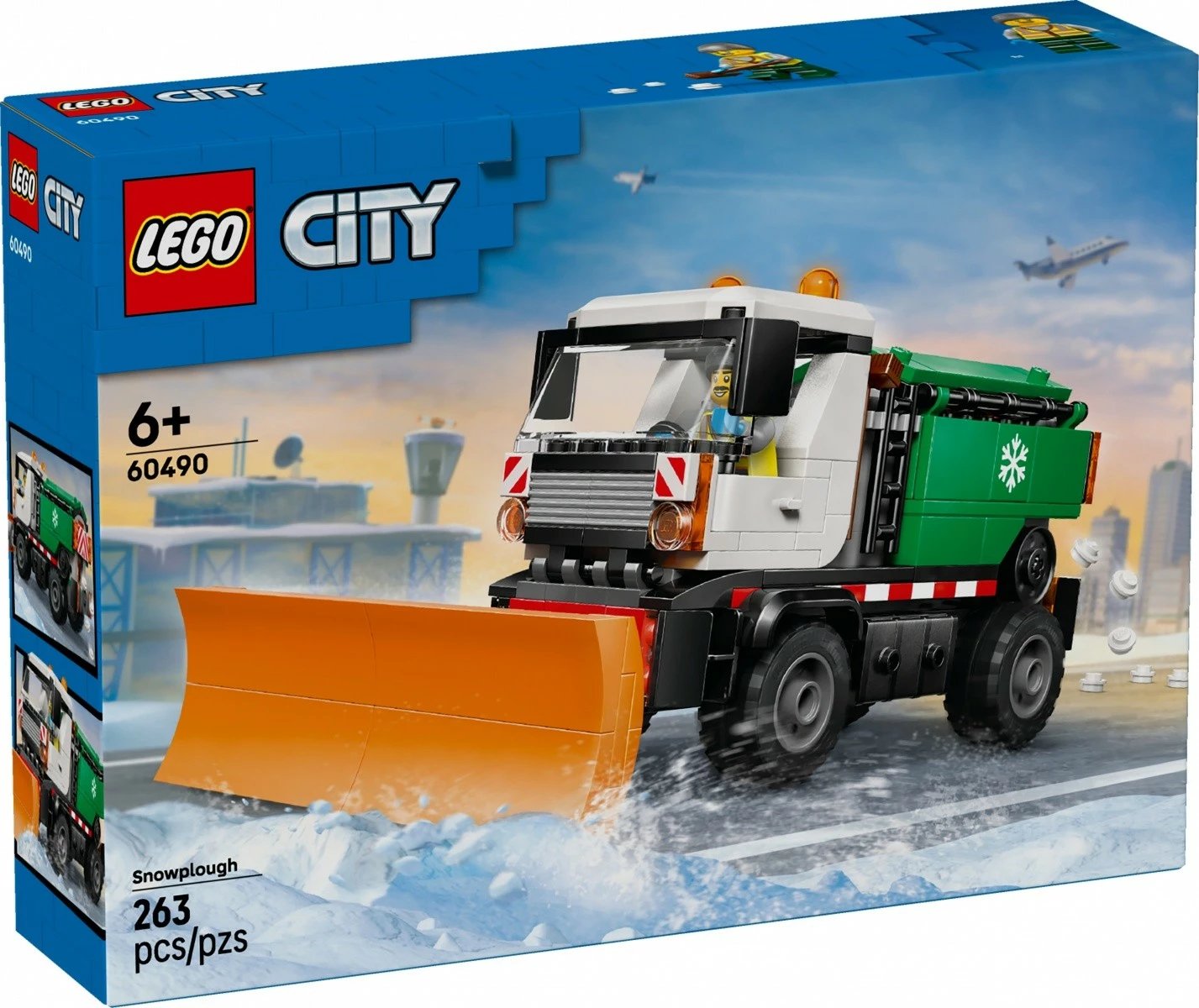 Set ndërtimi LEGO City 60490 borëpastruese, 263 pjesë, 6+
