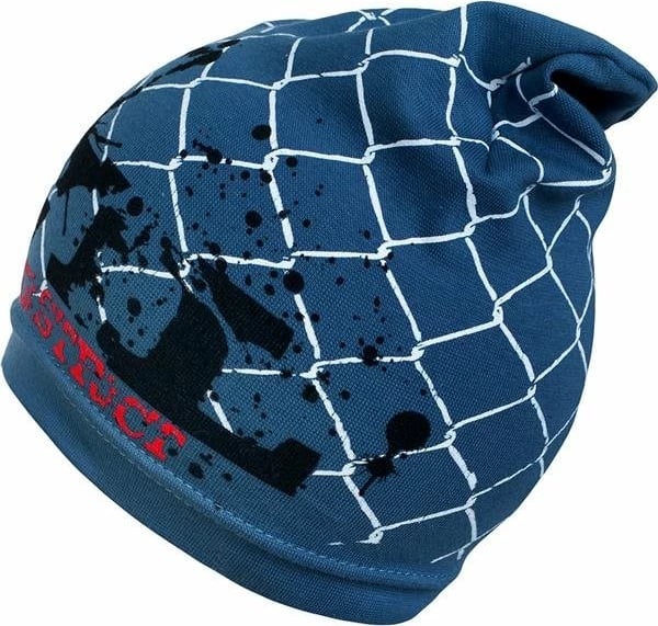 Kapuç pranveror për djem, New Baby, pambuk 100%, i ajrosshëm dhe elastik, perimetri 40-50 cm, madhësia 104 (3-4 vjet), blu