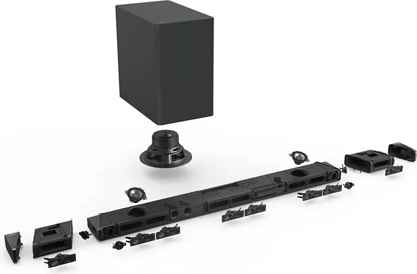 SOUNDBAR-SUBWOOFER PHILIPS FIDELIO B97/10 | 450W 7.1.2CH BLUETOOTH WIRELESS DOLBY ATMOS SOUNDBAR-SUBWOOFER PHILIPS FIDELIO B97/10 | 450W 7.1.2CH BLUETOOTH WIRELESS DOLBY ATMOS