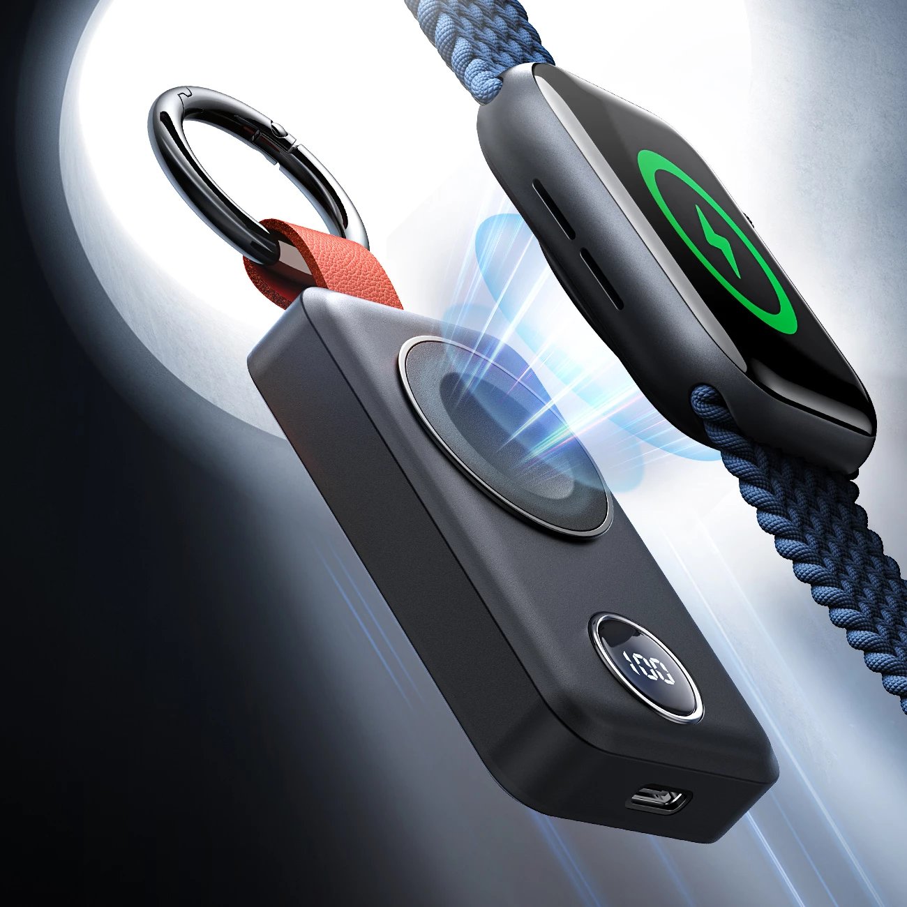Powerbank wireless Joyroom JR-WQW01 për Apple Watch, 2000mAh, 3W, e zezë