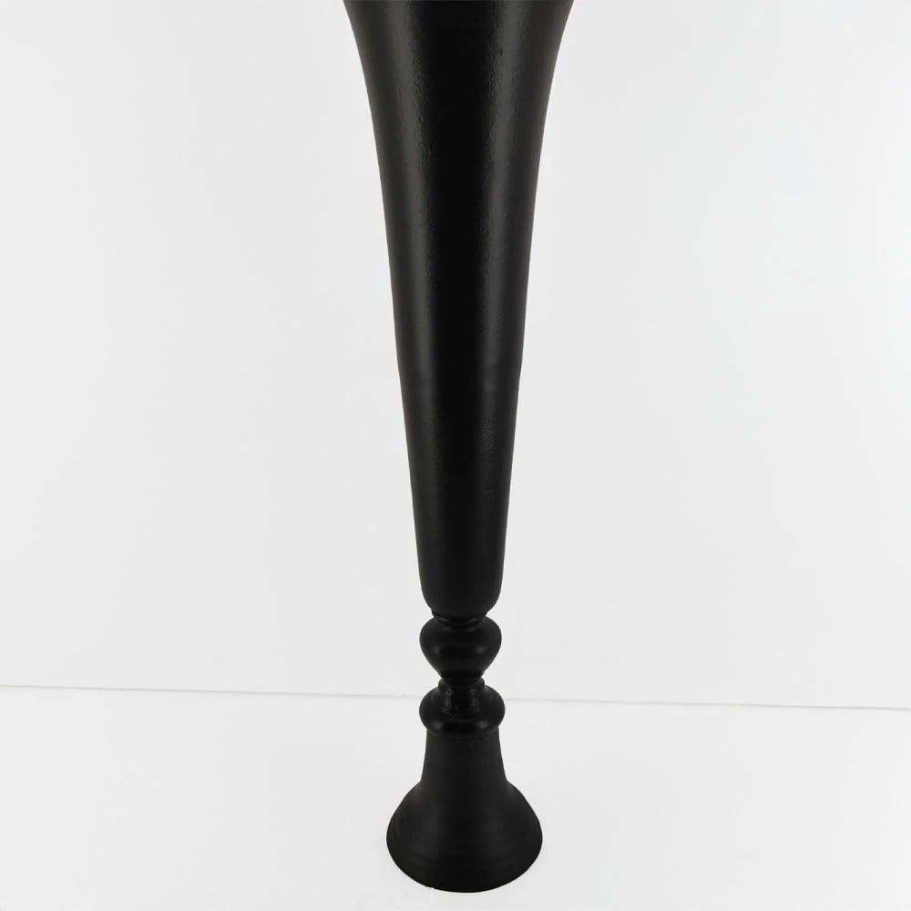 Vazo FLORES, alumin, e zezë, 20x20x71cm