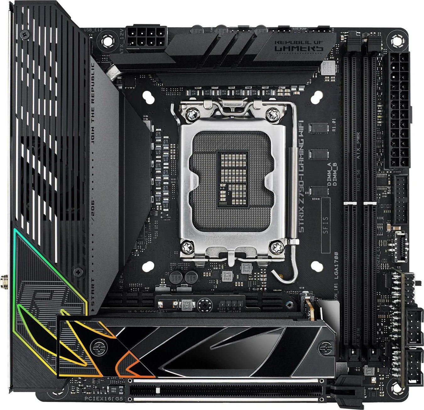 Pllakë amë ASUS ROG STRIX Z790-I GAMING WIFI - Intel Z790