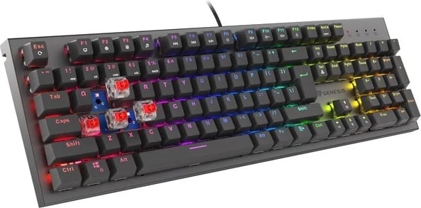 Tastierë Genesis Thor 303, RGB, e zezë