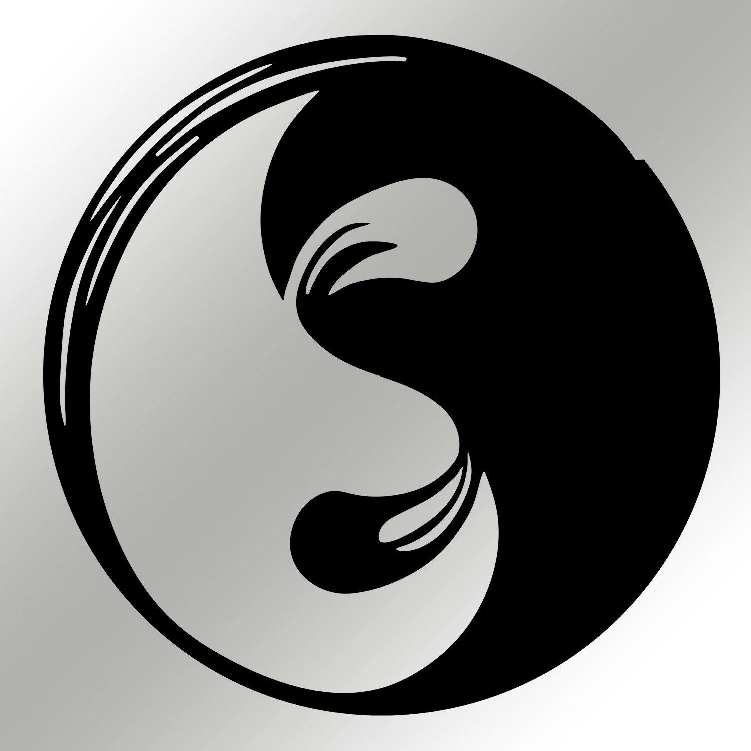 Aksesor dekorativ muri prej metali, Wallity, Boni, ngjyrë e zezë, 48x48cm