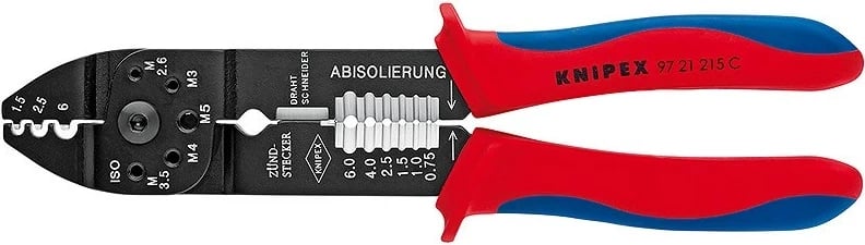 KNIPEX Knipex 97 21 215 C, Këputëse diagonale, Blu