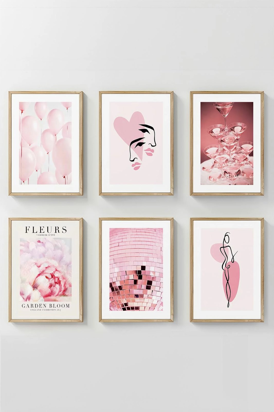 Set pikturash dekorative me kornizë (6 copë), Wallity, Artavessastko93