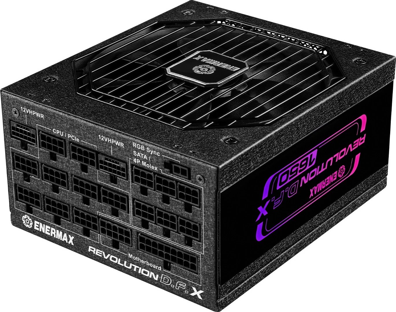 Furnizues energjie Enermax Revolution D.F.X ERT1650EWT, 1650W, 80 PLUS Gold, kabllo modulare, i zi me RGB