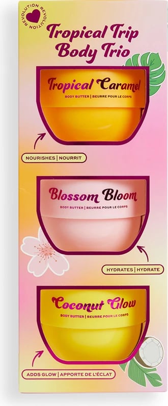 I Heart Revolution - Tropical Trip Body Cream Trio