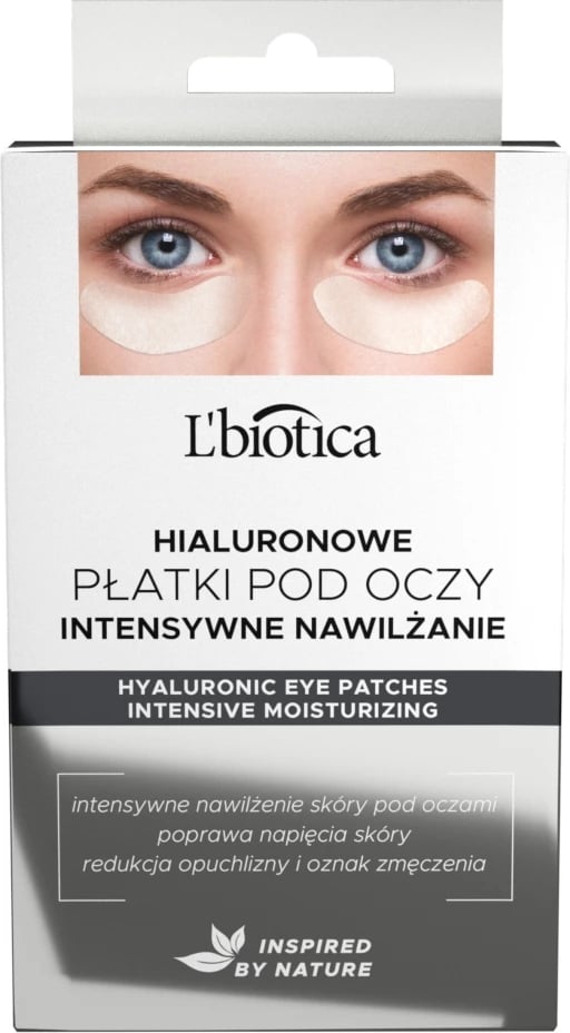 Patches për nën sy L'biotica Intensive Moisturizing për femra, 3 palë