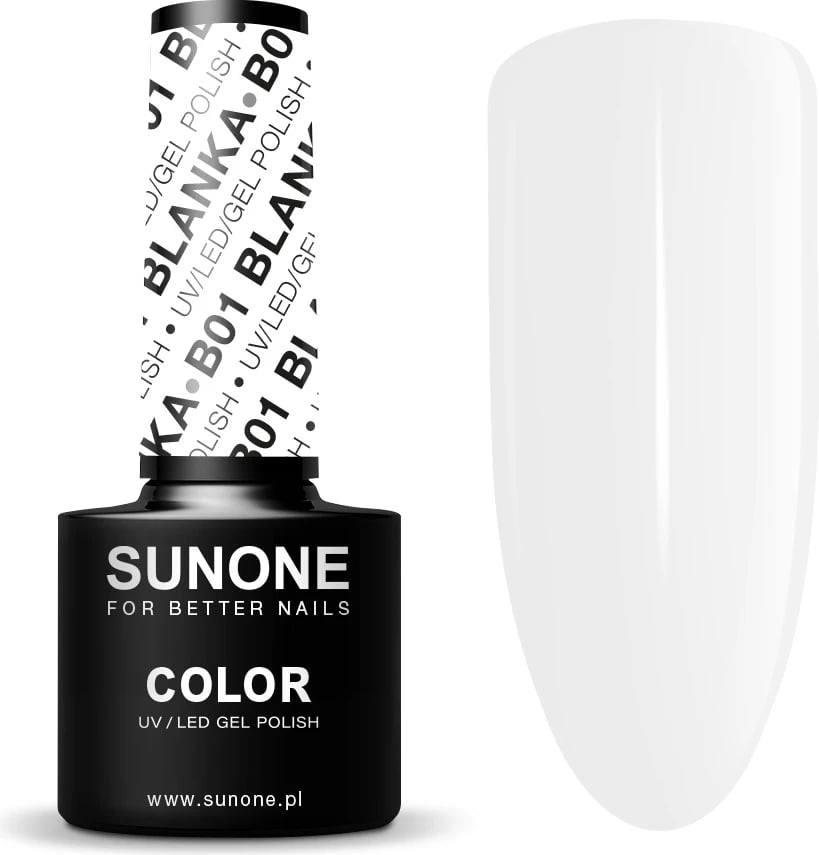 Llak për thonj për femra Sunone B01 Blanka 5g