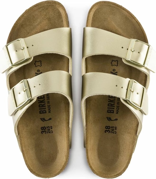 Papuqe femra Birkenstock, të arta