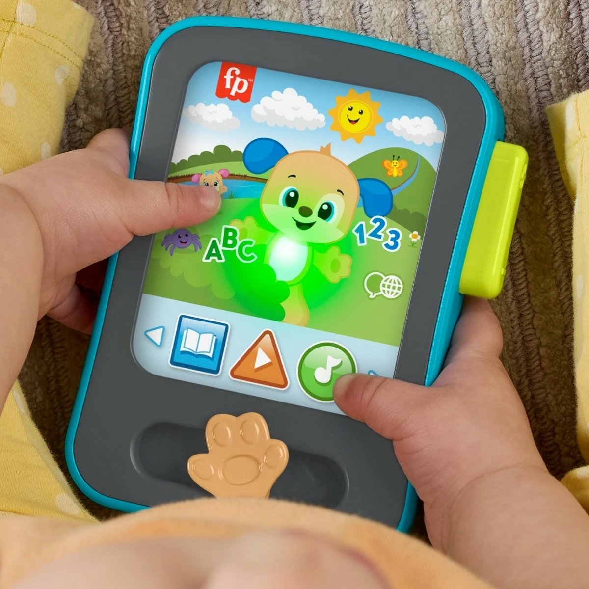 Lodër edukative Fisher Price Puppy Learner Reader, shumëngjyrëshe