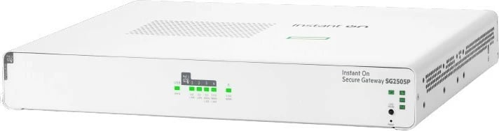 Switch HPE Instant On Secure Gateway SG2505P, i menaxhuar, 4 porta PoE, i bardhë