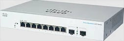 Switch Cisco CBS220-8T-E-2G, 8 porta, 2 SFP, i bardhë