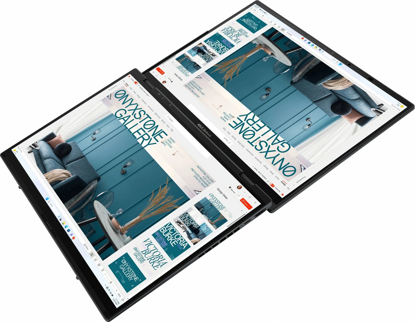 Kompjuter ASUS Zenbook Duo UX8406CA-PZ195X, Core Ultra 9 285H, 32GB/2TB, 14" OLED Touch, Win11 Pro