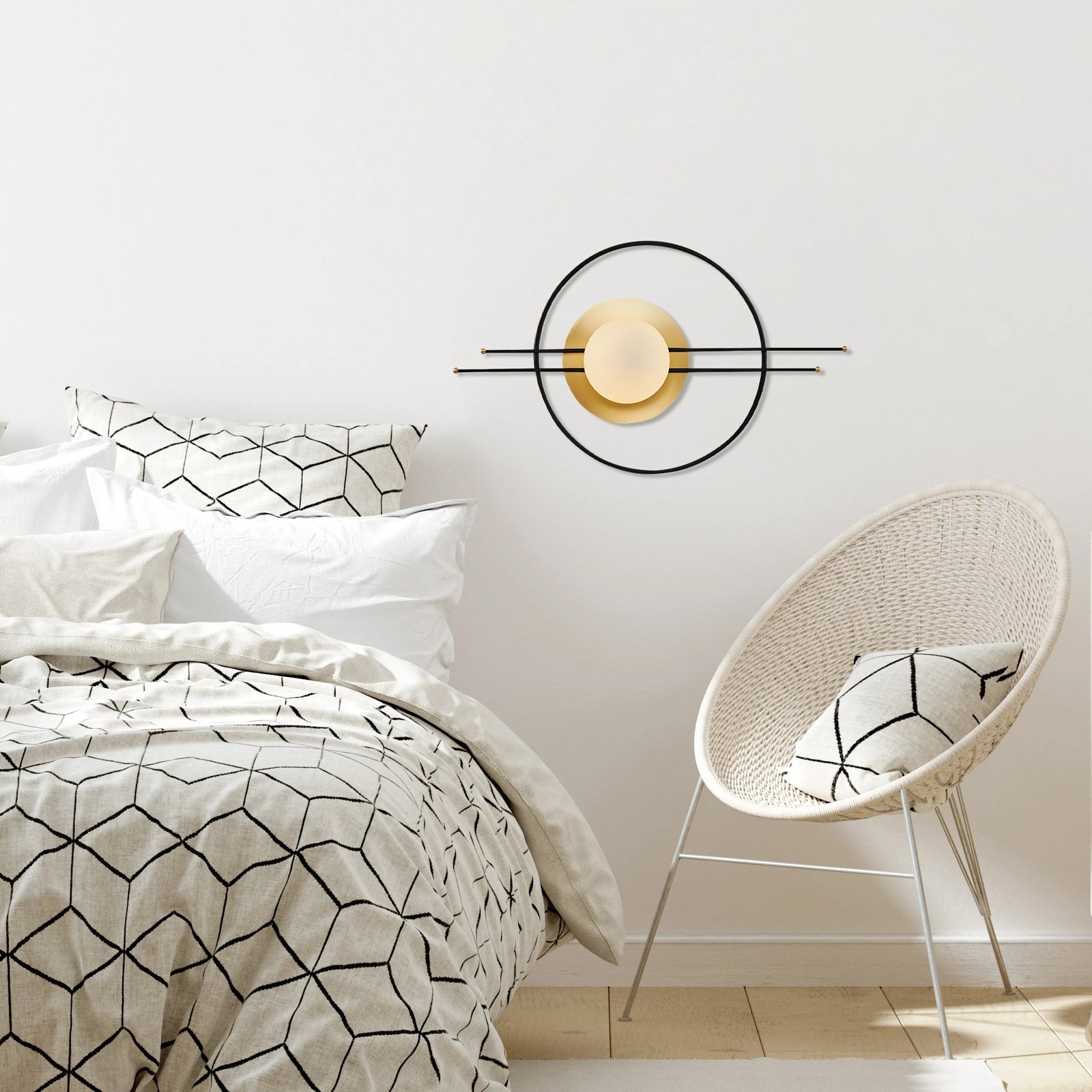 Llambë muri Opviq, L1222, e zezë