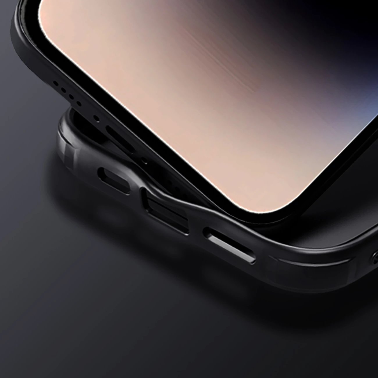 Mbështjellës Nillkin CamShield Pro për iPhone 16 Pro Max, me mbulesë kamere, i zi