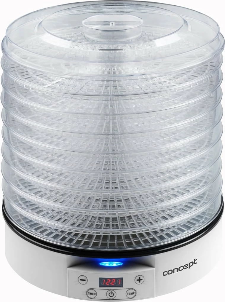 Dehidratues ushqimi Concept SO2020, 11 sita, 500 W, Transparent/Bardhë