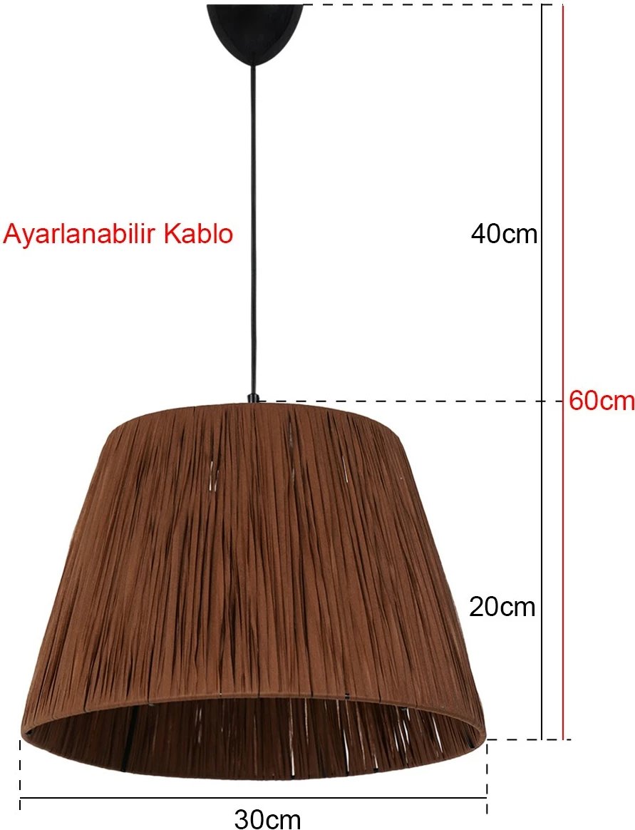 Llambë tavani Opviq, ngjyrë e kuqe tjegulle, YL188