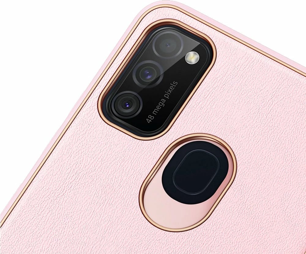 Mbështjellës Dux Ducis Yolo për Samsung Galaxy M30s, rozë