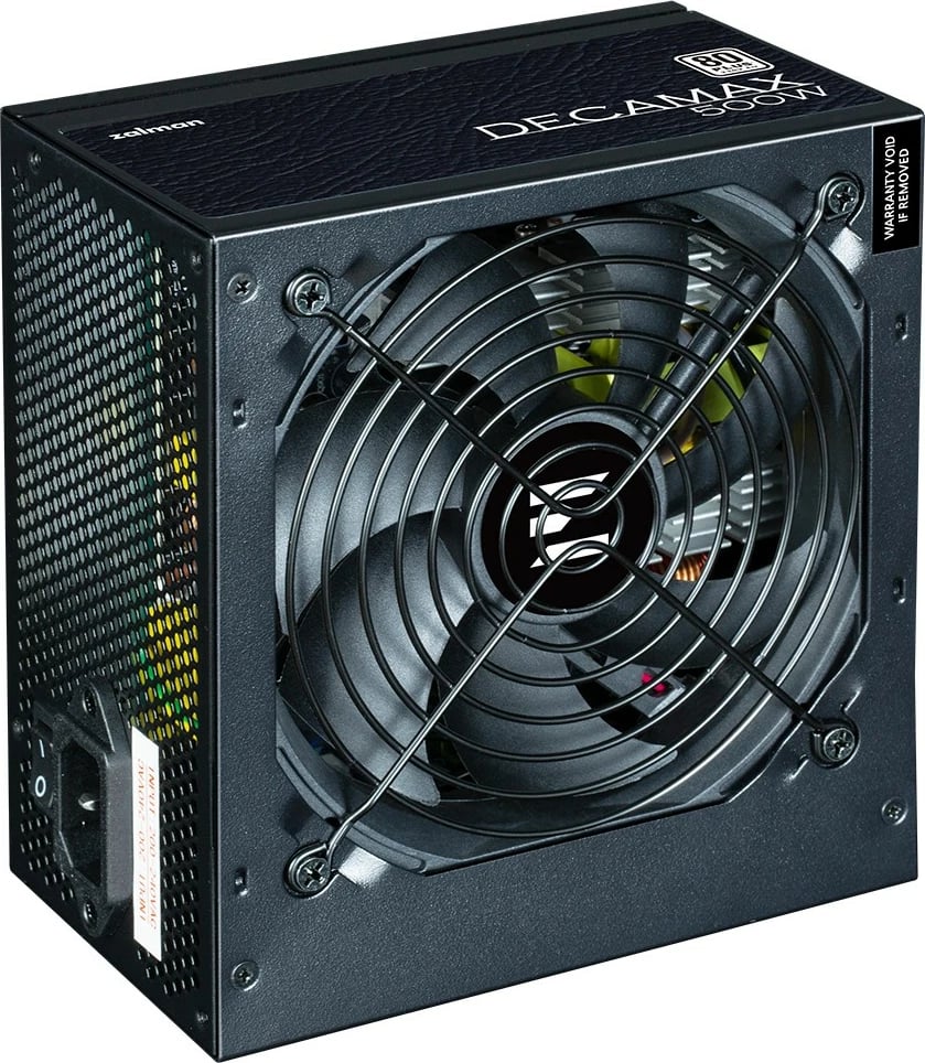 Kasë energjie Zalman ZM500-LX3 Decamax, 500W, 80 PLUS, e zezë