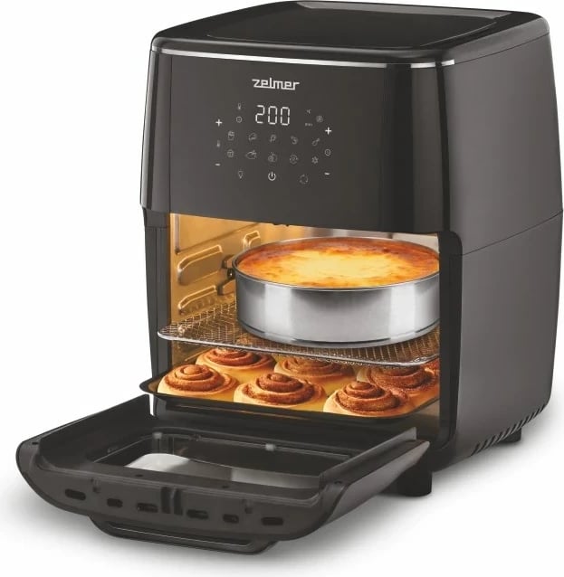 Fritezë Zelmer ZAF7120, 12 L, 1700 W, E zezë