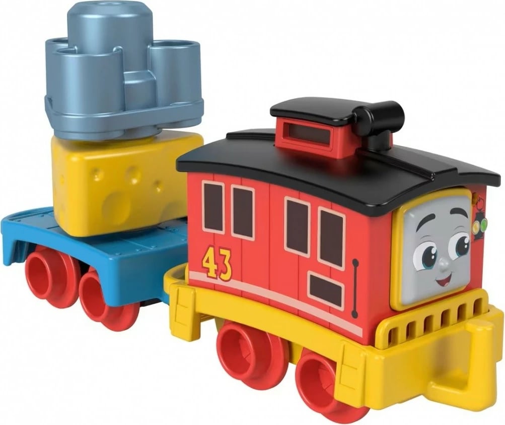 Set lodër tren Fisher Price Tomek and Friends My First Locomotive, plastikë, shumëngjyrësh